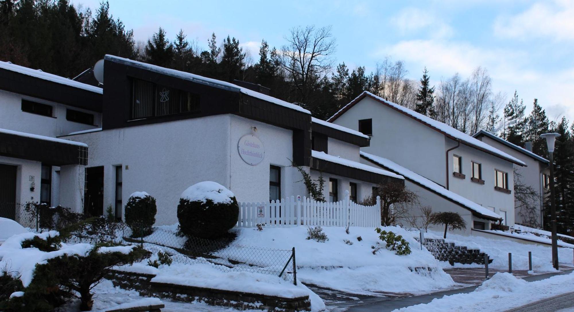 Gaestehaus Hochrhoenblick Schönau an der Brend Екстериор снимка